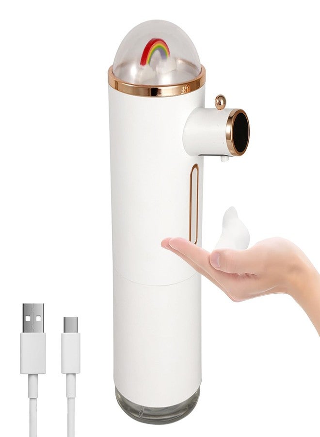 interhasa! Foaming Handwash Soap Dispenser Automatic 300ml Sensor Hand Wash Dispenser for Bathroom Kitchen Rechargeable Touchless Plastic 1290012 - Image 1